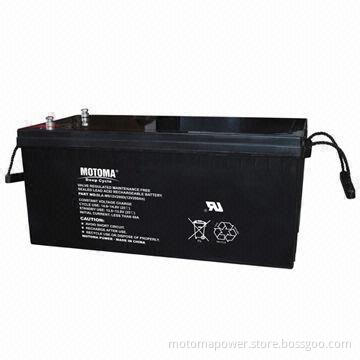12V SLead-Acid Storage Battery with 200Ah Capacity and Deep Cycle Feature for Solar and Wind System